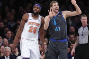 NBA naktis: „Mavericks“ pergalė išvykoje ir D. Nowitzkio fenomenas Niujorke