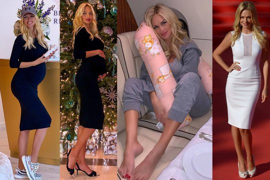 Aštuntą mėnesį nėščia „Mis Rusija“ atskleidė, kaip jai pavyko išlaikyti puikią figūrą