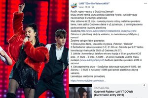 Skandalas „Eurovizijos“ atrankoje: už atlikėjai skirtus balsus siūlo atsilyginti dovanomis