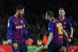 Ispanijoje „Barcelona“ komandą gelbėjo L. Messi