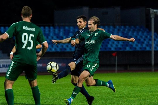 „Kauno Žalgirio“ futbolininkai nugalėjo Lenkijos klubą