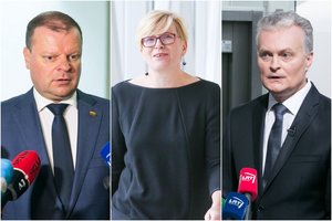 Lažybų kontoros paskelbė, kaip vertinami I. Šimonytė, G. Nausėda ir S. Skvernelis