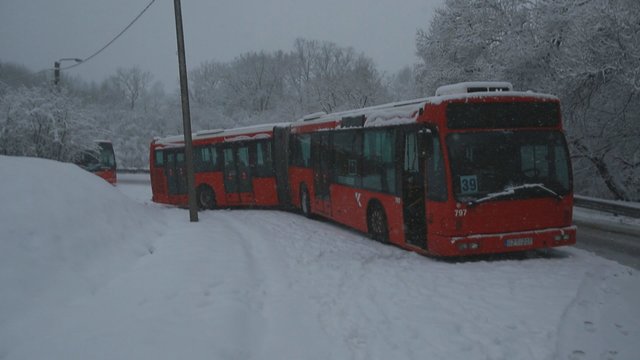 Vaizdas Kaune kelia nerimą: autobusai nejuda, įspėja apie dar blogesnį scenarijų