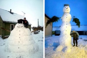 Ilgšio ir storulio besmegenių porelė iš Rokiškio r. užkariauja internetą