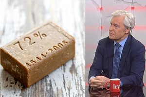 Gripo virusą gali sulaikyti ūkiškas muilas: profesorius patarė, kaip naudoti