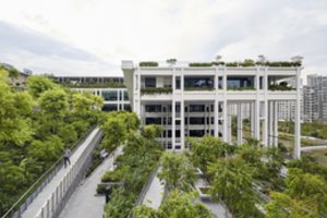 Akis neabejotinai užklius: iškilo fantastiškas statinys, kuriame žaliuoja parkai ir daržai