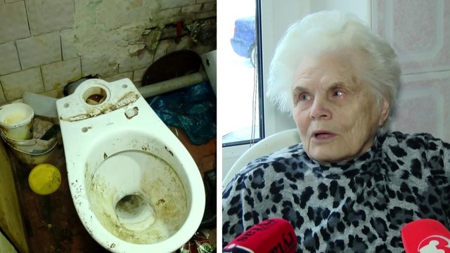 Panevėžyje – išskirtinė gelbėjimo operacija: senolis dvi paras buvo įstrigęs tualete