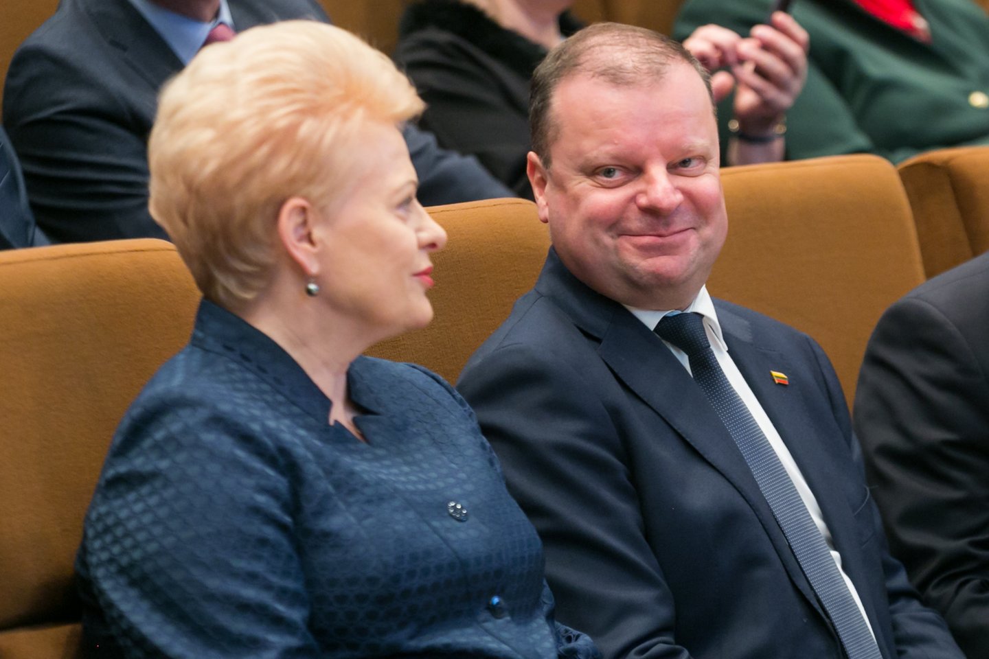 Likus pusmečiui šeimininkavimo D. Grybauskaitė į vietą stato S. Skvernelį.<br>T.Bauro nuotr.