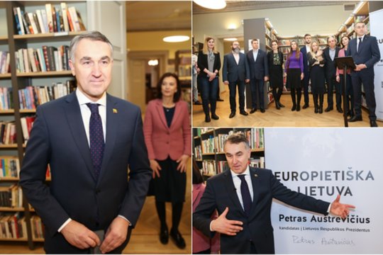 P. Auštrevičius pristatė rinkimų programą: „Lietuva virsta pigia Europos kopija“
