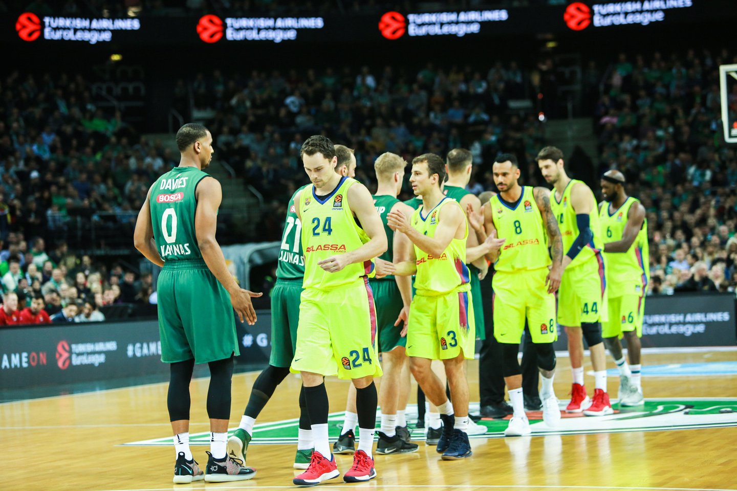 Kauno „Žalgiris“ išvykoje pabandys įveikti „Barcelona“ krepšininkus<br>G.Bitvinsko nuotr.