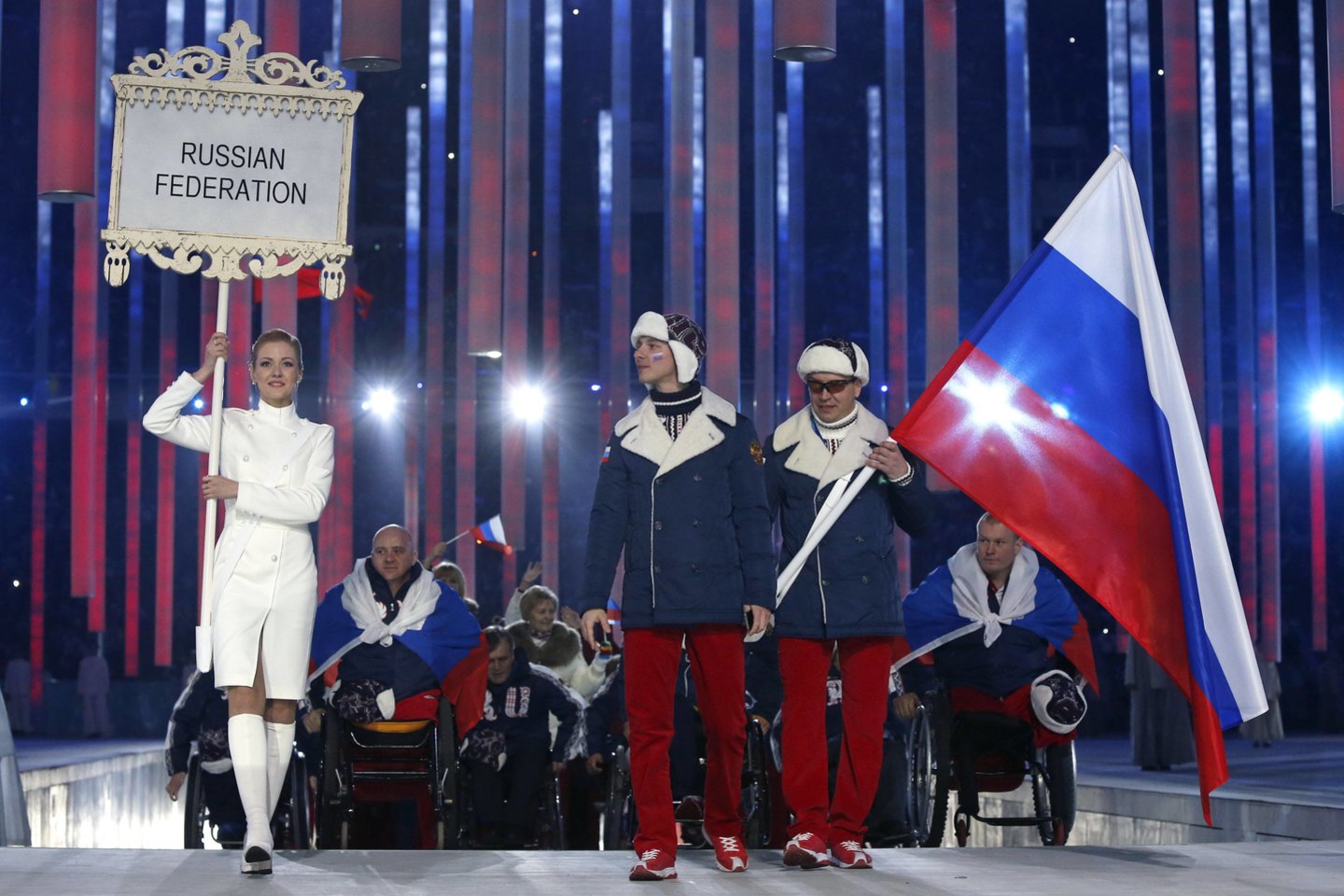 Rusijos parolimpinė rinktinė galės dalyvauti Kinijoje vyksiančioje parolimpiadoje<br>AFP nuotr.
