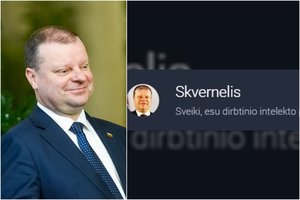 Per internetą ritasi juoko banga: internautai kalbina virtualų Saulių Skvernelį