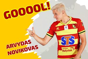 Lenkijos lygoje „Jagiellonia“ ir Arvydas Novikovas jau pajuto pavasario dvelksmą