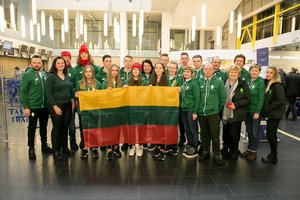 Į Sarajevą išvyko 11 Lietuvos sportininkų, čiuožėja dėl traumos liko namie