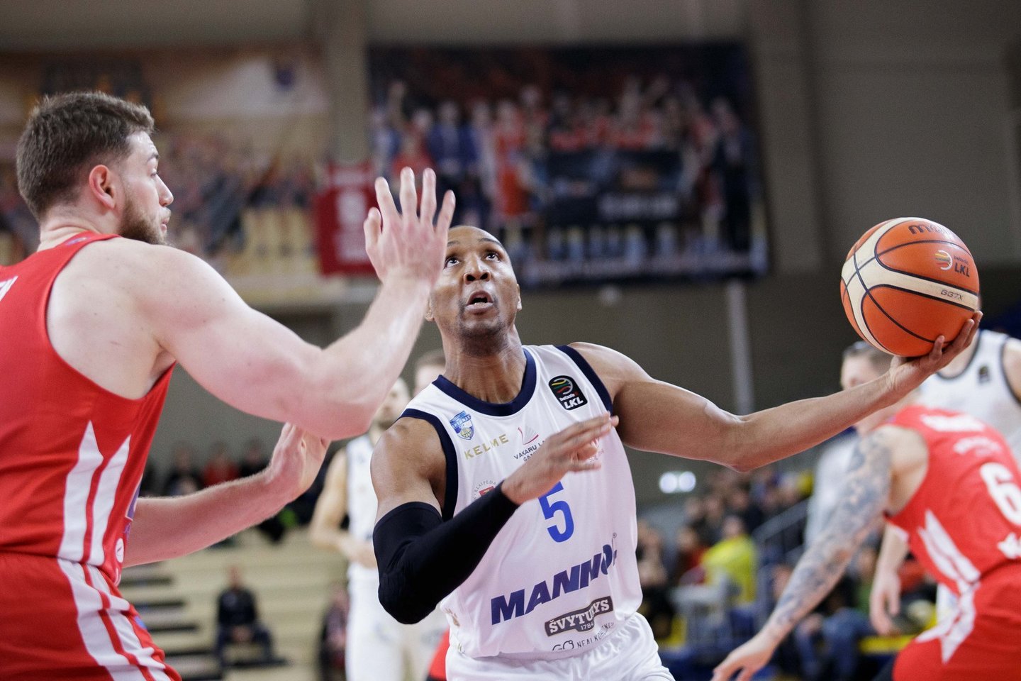 L.Williamsas bandė gelbėti klaipėdiečius.<br> bcneptunas.lt nuotr.