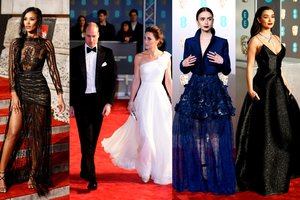 BAFTA apdovanojimuose žvilgsniai krypo į princą Williamą ir Catherine Middleton