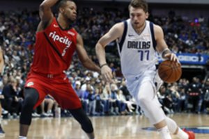 NBA naktis:  galingas L. Dončičiaus žaidimas nutraukė ypatingą „Blazers“ seriją