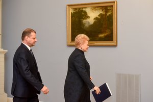 Tarp kovojančių S. Skvernelio ir D. Grybauskaitės – stebėtinas panašumas