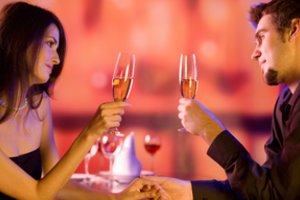 Valentino dieną restoranų rezervacijos muša metų rekordus