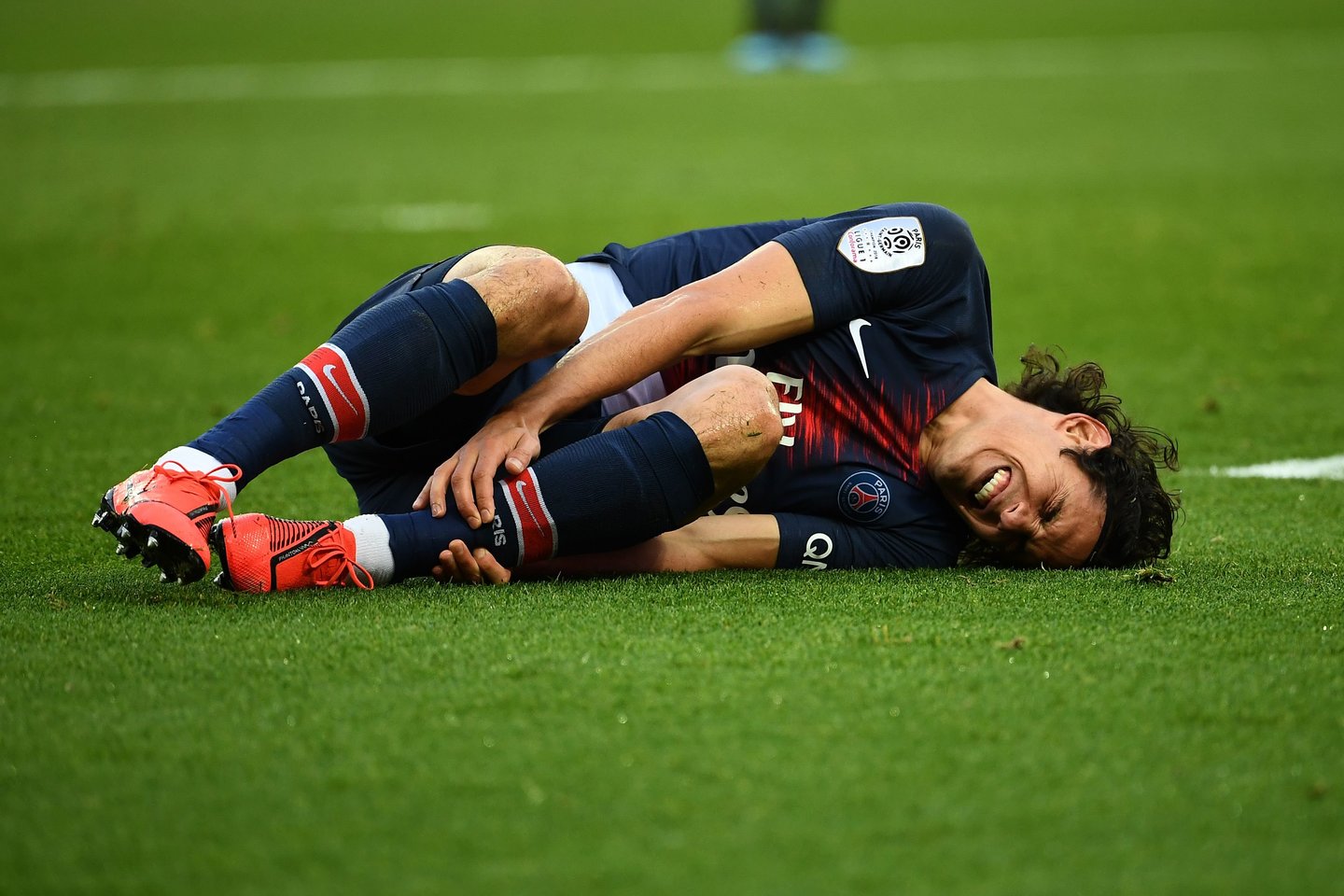 E.Cavani patyrė traumą.<br> AFP/Scanpix nuotr.