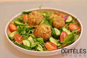 Kalakutienos kukuliai su sūriu: iškepsite be riebalų ir viską vienu ypu