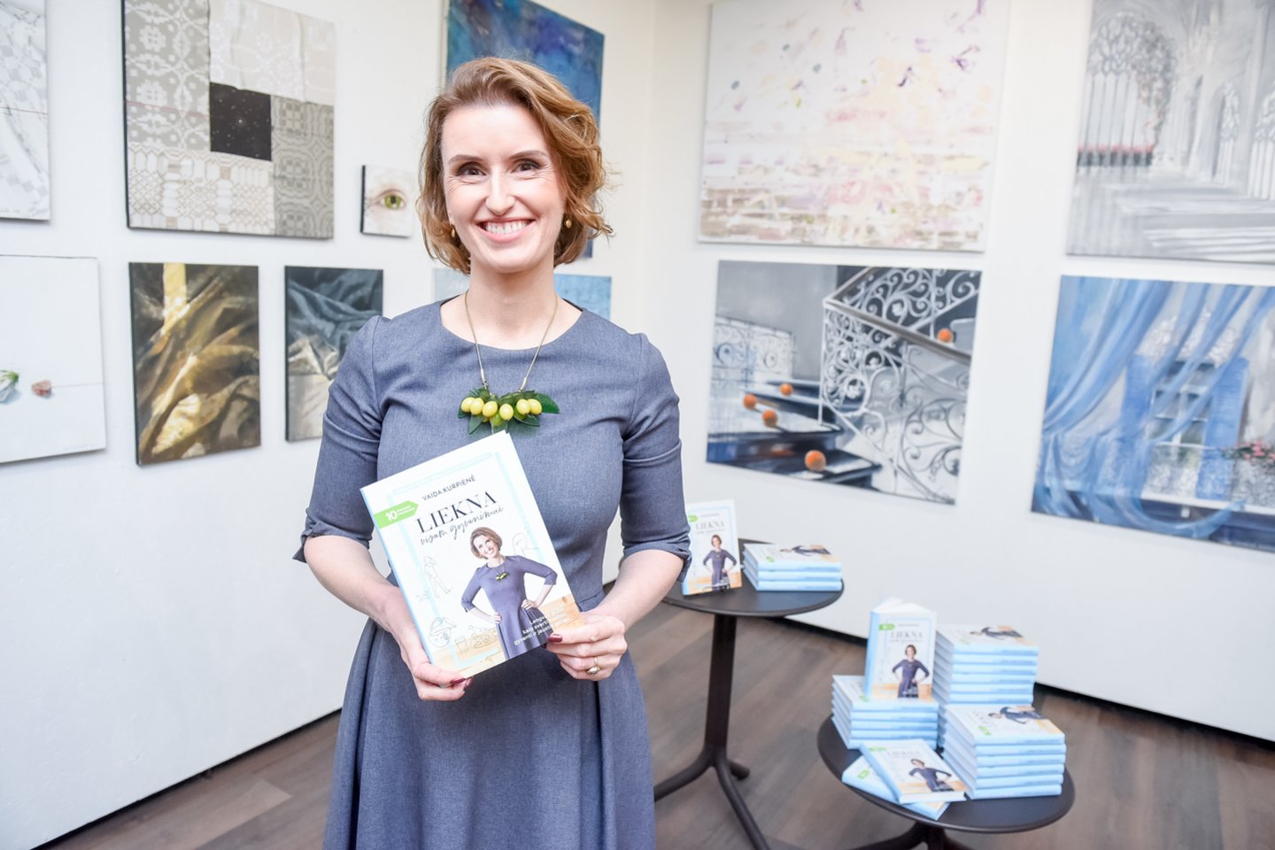 Sveikos mitybos specialistė, Vaida Kurpienė, knygos „Liekna visam gyvenimui“ autorė.<br>D.Umbraso nuotr.
