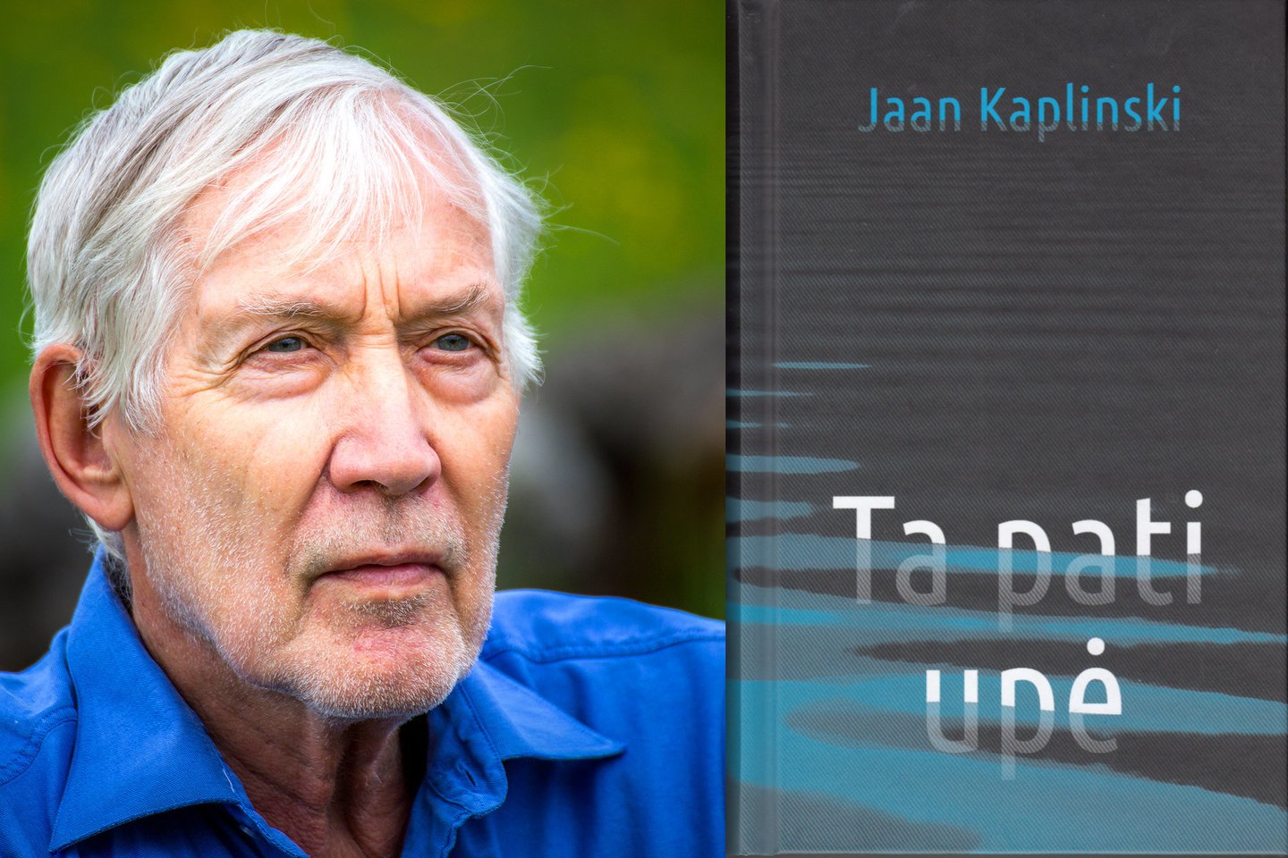 Vilniaus knygų mugėje bus pristatytas J.Kaplinskio romanas „Ta pati upė“.<br>Leidėjų nuotr.