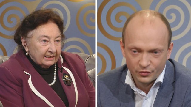 Grasilda Makarevičienė ir Nerijus Mačiulis laidoje susikivirčijo dėl kainų ir pensijų 