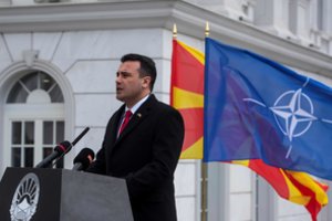 Šiaurės Makedonija pirmąkart dalyvauja NATO posėdyje