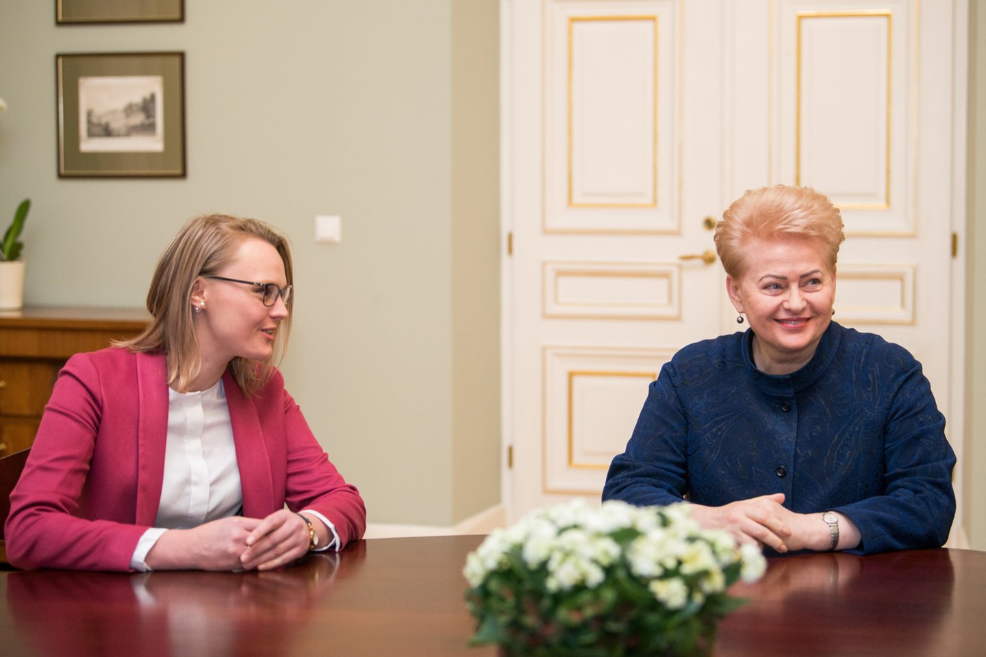Dalia Grybausakitė nepatvirtino Irmos Gudžiūnaitės ministre. <br>J.Stacevičiaus nuotr.