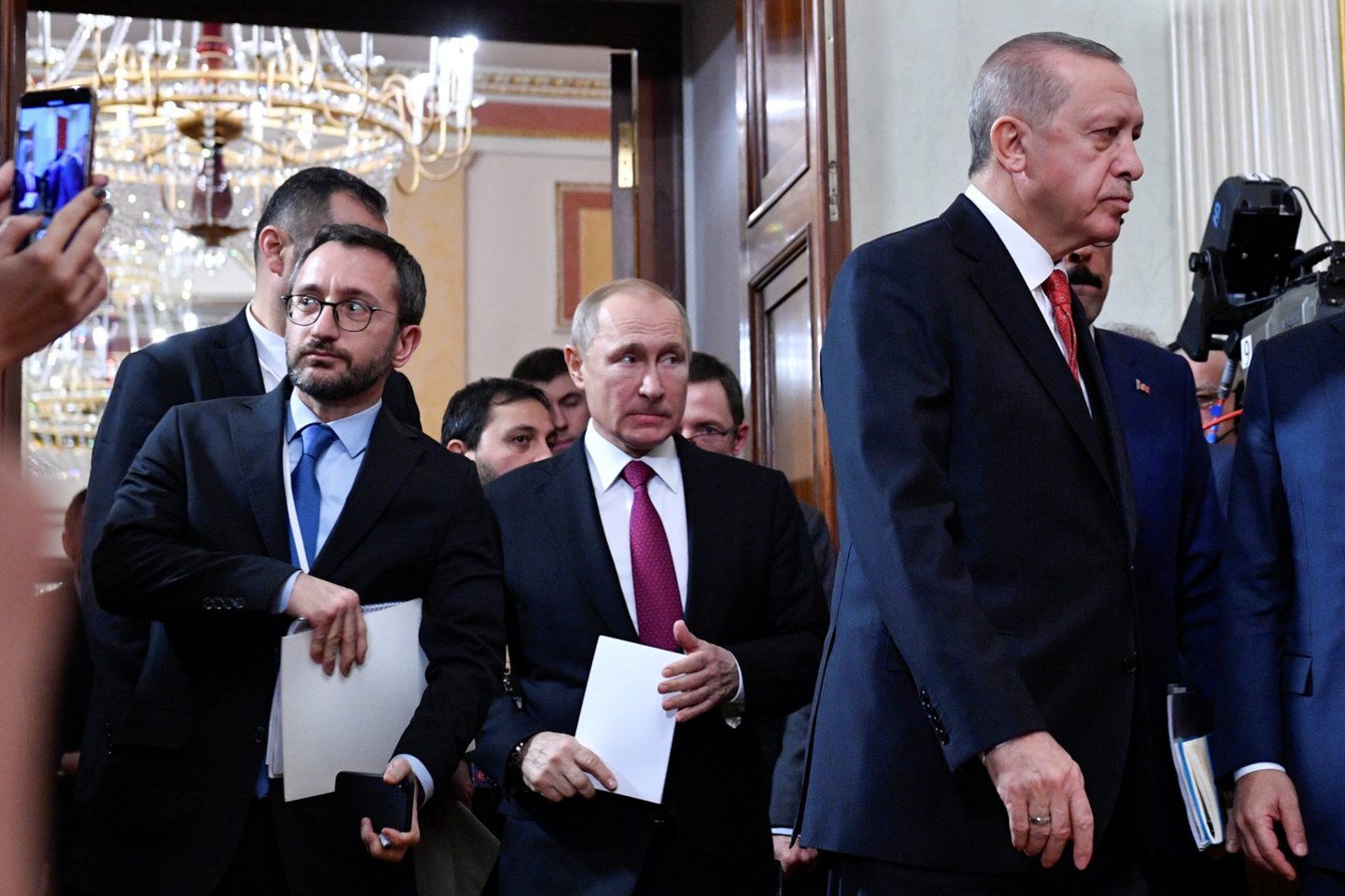 Rusijos prezidentas Vladimiras Putinas ketvirtadienį priims Irano ir Turkijos prezidentus.