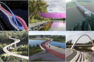 Pamatykite, kokius tiltus per Nerį sostinėje pasiūlė architektai
