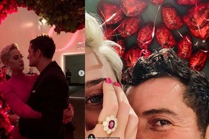 Per Valentino dieną susižadėjo Katy Perry ir Orlando Boomas