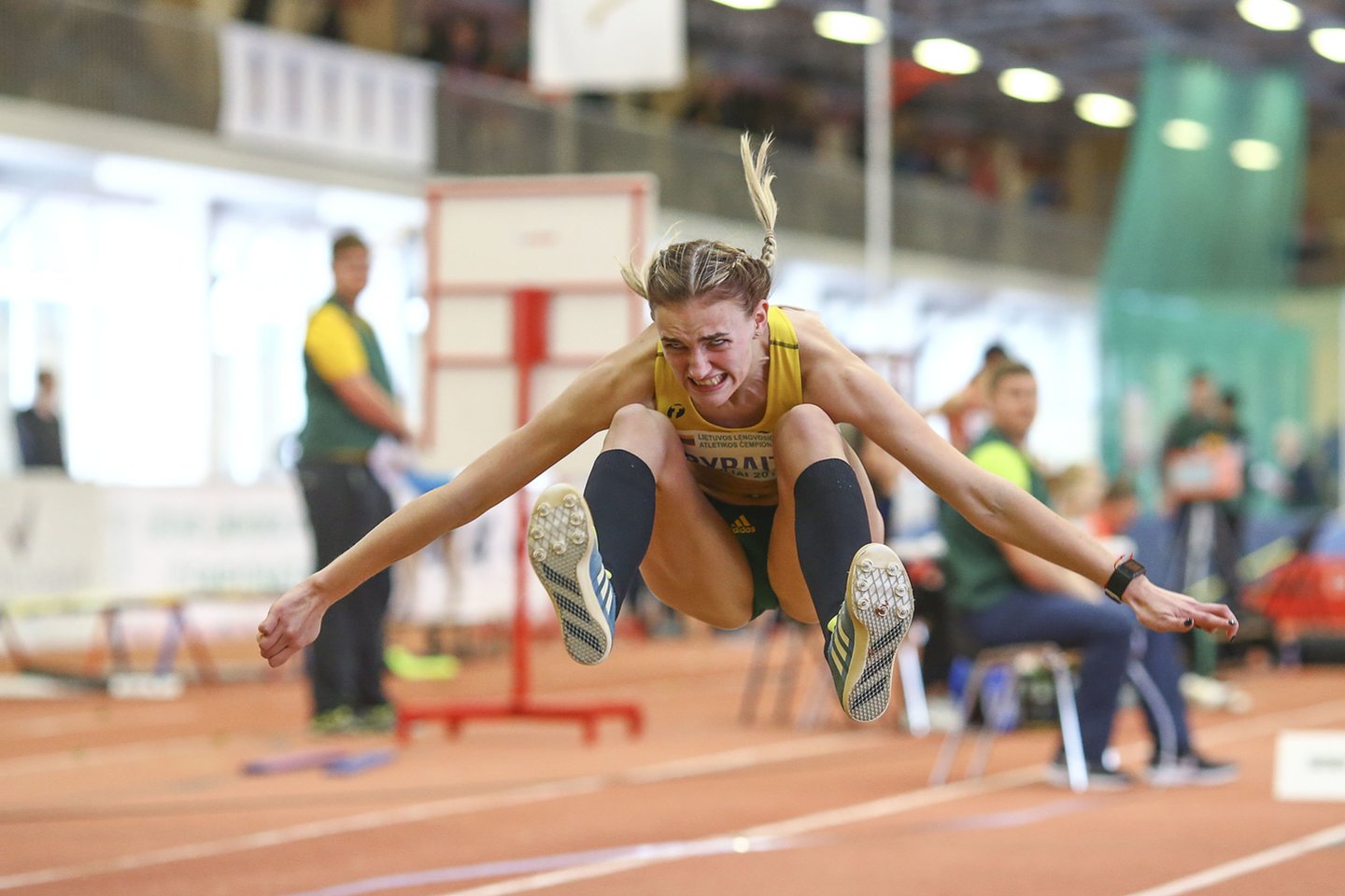 Lietuvos lengvosios atletikos čempionato antrosios dienos akimirkos.<br> G.Šiupario nuotr.
