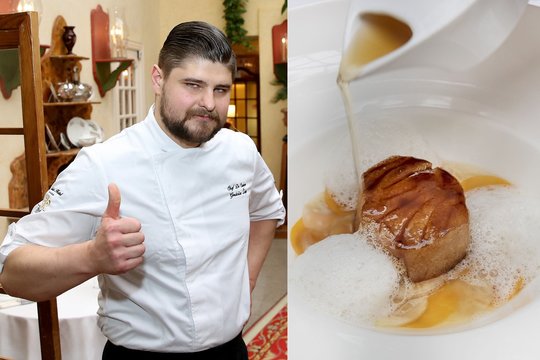 Kurdamas meniu vienam garsiausių šalies restoranų šefas apjungė tris stilius