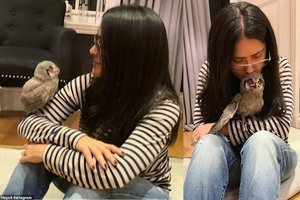 Milijonieriaus žmona Salma Hayek priglaudė netikėtą gyvūną