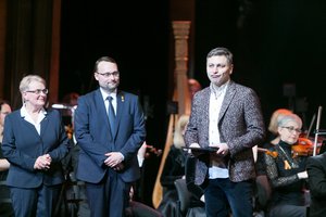 Įteikė Nacionalines premijas: vienas laureatų M. Ivaškevičius linkėjo nepasiduoti baimei suklysti