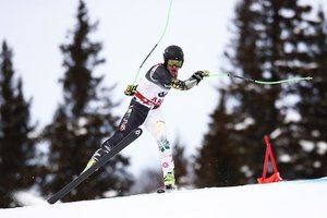 Kalnų slidininkas A. Drukarovas startuos ir slalomo pagrindinėse varžybose