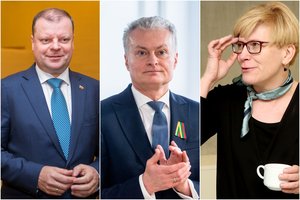 Pinigų lenktynėse – I. Šimonytės šuolis į priekį, prie S. Skvernelio artėja ir G. Nausėda