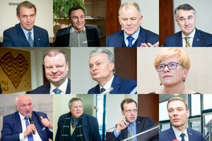 Galutinis sąrašas: pretendentų į prezidento postą – 15 