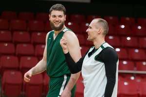 Rinktinės naujoką D. Bičkauskį treneris D. Adomaitis spėjo patraukti per dantį