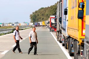 Kroatijos policija sunkvežimyje aptiko netikėtą „gyvą“ krovinį
