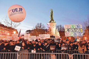 Prancūzai kyla prieš neapykantos bangą: visą šalį įsiutino antisemitizmas