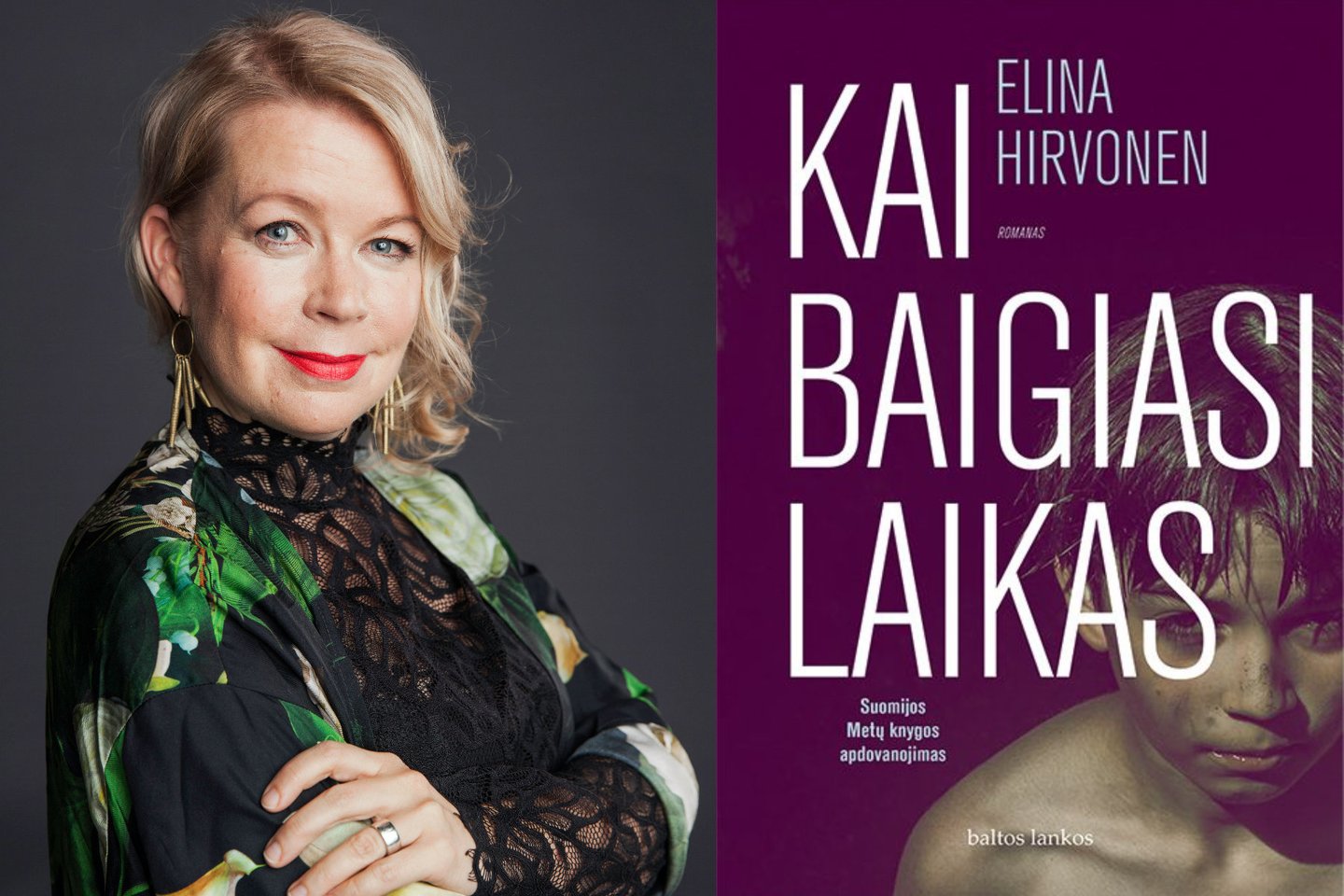  Suomių rašytoja E.Hirvonen Vilniaus knygų mugėje pristatys romaną „Kai baigiasi laikas“<br>J.Virtaneno nuotr.