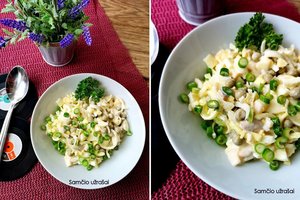 Silkė su porais ir žirneliais: naujas ir tikrai įdomus receptas
