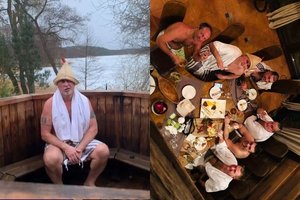 Rusijos žvaigždė Valerijus Meladzė kaip reikiant atsipalaidavo Trakuose