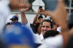 J. Guaido atvyko į Kolumbiją: sako, kad jam padėjo Venesuelos kariškiai