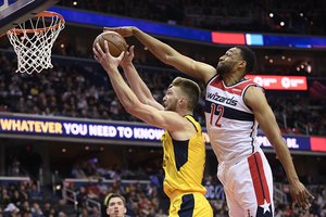 D. Sabonis surinko dvigubą dviženklį, o „Pacers“ pratęsė pergalingą seriją