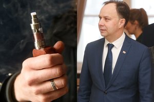 Aurelijus Veryga prakalbo apie elektroninių cigarečių keliamą pavojų