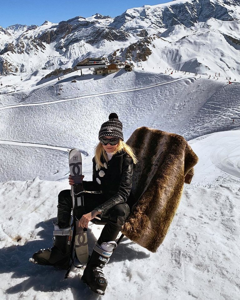 Jana Rudkovskaja kalnuose.<br>Instagramo nuotr.
